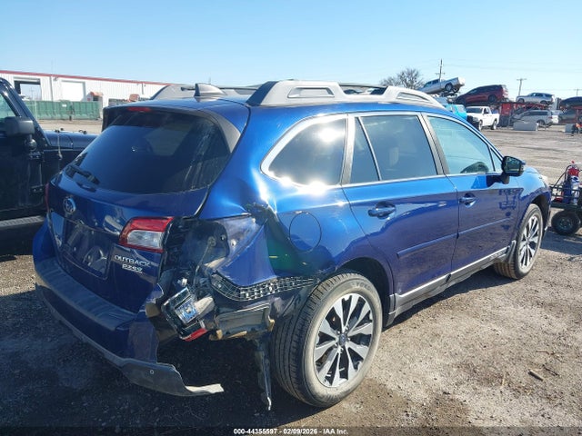 2017 Subaru Outback 2.5i Limited მანქანა იყიდება აუქციონზე, vin: 4S4BSANC2H3316307, აუქციონის ნომერი: 44355597