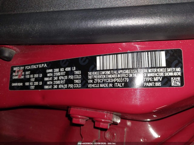 2017 FIAT 500X ZFBCFYCB3HP603179 Photo 8