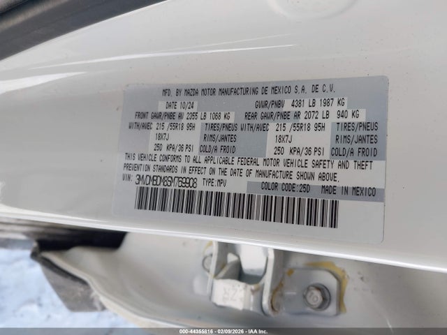 Aukcja sprzedaży 2025 Mazda Cx-30 2.5 S Premium Package, vin: 3MVDMBDM8SM769908, numer aukcji: 44355816