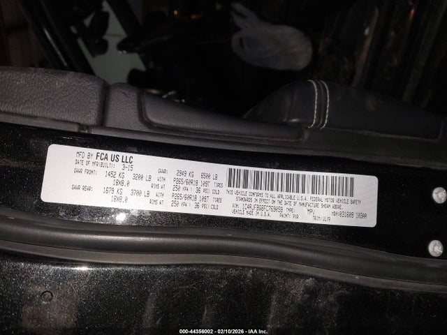 2015 JEEP GRAND CHEROKEE 1C4RJFBG6FC769059 Photo 8