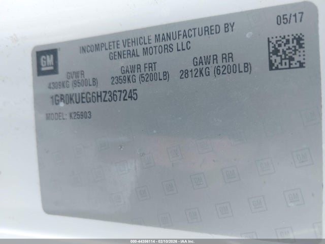 1GB0KUEG6HZ367245 Chevrolet Silverado 2500hd Wt