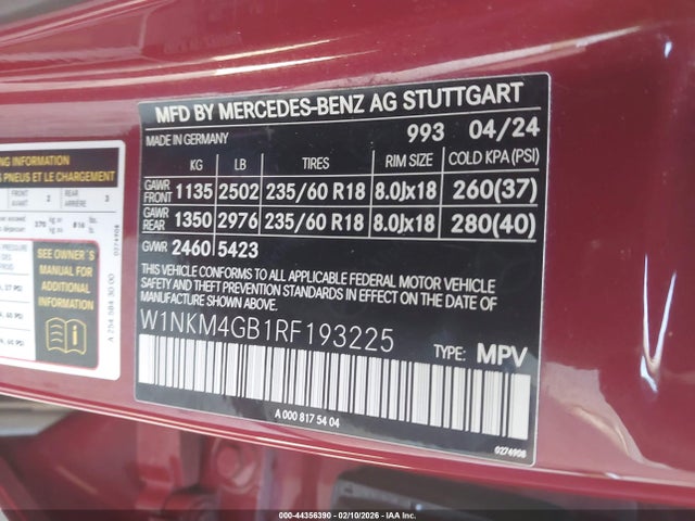 2024 MERCEDES-BENZ GLC 300 W1NKM4GB1RF193225 Photo 8