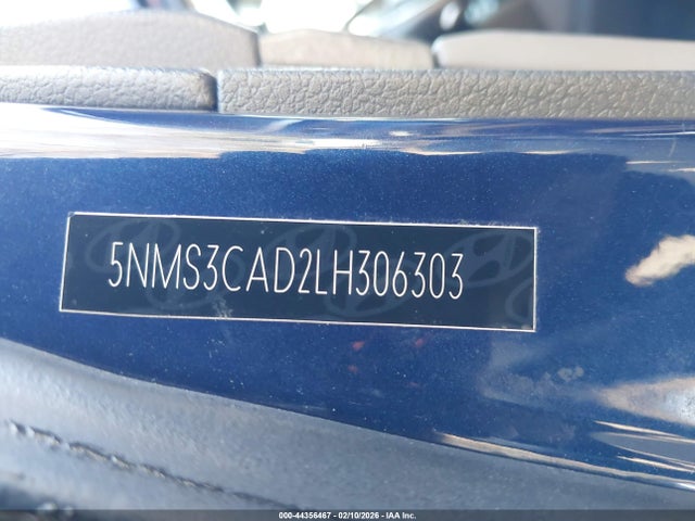 2020 HYUNDAI SANTA FE 5NMS3CAD2LH306303 Photo 8