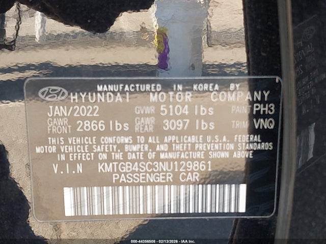 2022 GENESIS G80 KMTGB4SC3NU129861 Photo 8
