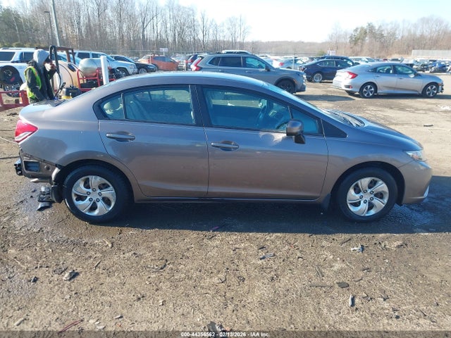 2014 Honda Civic Lx მანქანა იყიდება აუქციონზე, vin: 19XFB2F52EE256416, აუქციონის ნომერი: 44356562