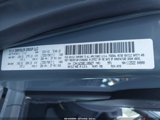 1C4HJWCG8EL189627 Jeep Wrangler Rubicon