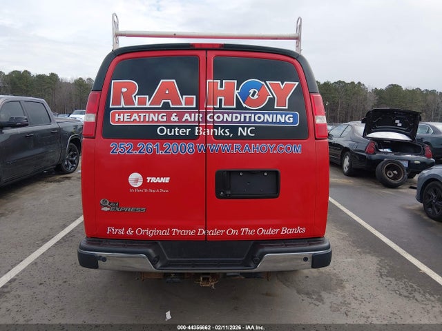 Aukcja sprzedaży 2018 Chevrolet Express 3500 Work Van, vin: 1GCZGHFG2J1199828, numer aukcji: 44356662