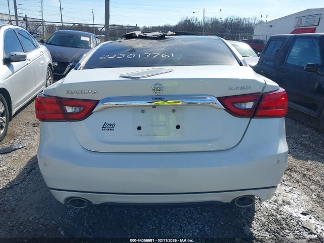 Продаж на аукціоні авто 2018 Nissan Maxima 3.5 Platinum, vin: 1N4AA6AP5JC372729, номер лоту: 44356681