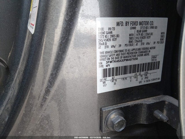 2023 FORD MUSTANG MACH-E 3FMTK4SXXPMA87658 Photo 8