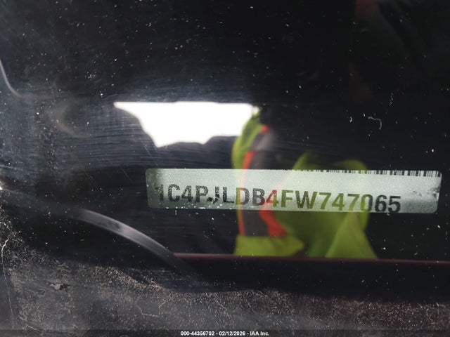 1C4PJLDB4FW747065 Jeep Cherokee Limited