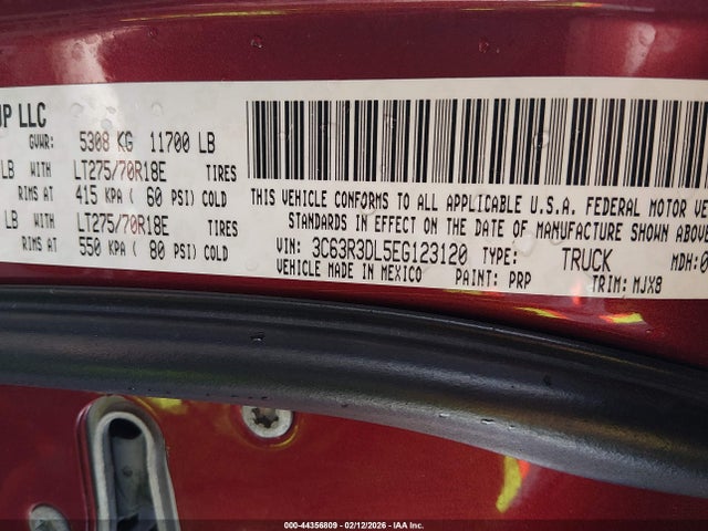 3C63R3DL5EG123120 RAM 3500 Big Horn