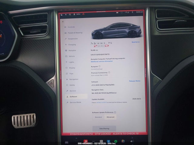 2017 TESLA MODEL S 5YJSA1E42HF216713 Photo 6