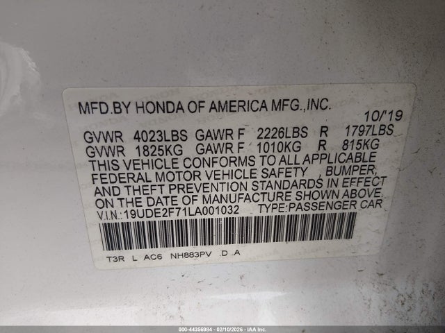 2020 ACURA ILX 19UDE2F71LA001032 Photo 8