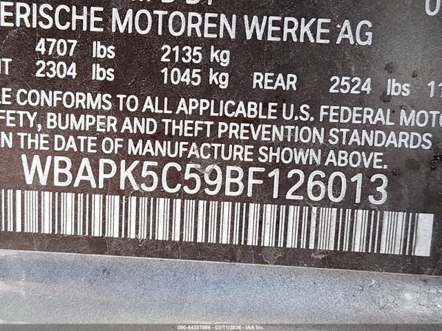 Aukcja sprzedaży 2011 Bmw 328i Xdrive, vin: WBAPK5C59BF126013, numer aukcji: 44357056