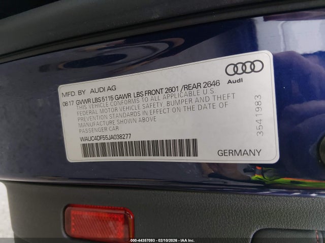 2018 AUDI S5 WAUC4DF55JA038277 Photo 8