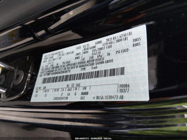 1FTMF1K58SKD93073 Ford F-150 Xl