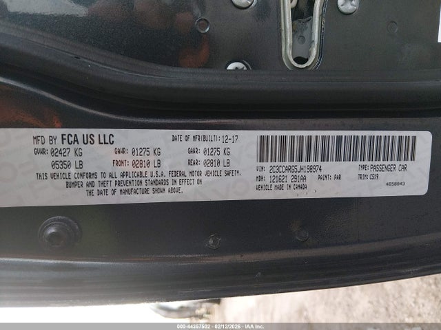 Продаж на аукціоні авто 2018 Chrysler 300 Touring Awd, vin: 2C3CCARG5JH198974, номер лоту: 44357502