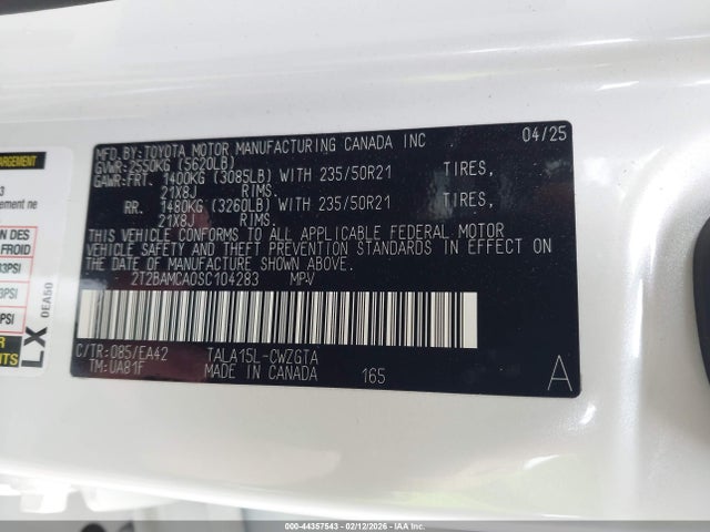 Lexus Rx 350 Premium 2025 2T2BAMCA0SC104283 Image 9