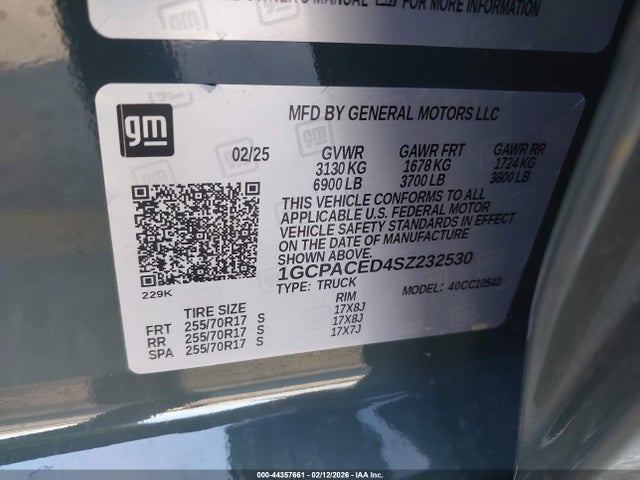 1GCPACED4SZ232530 Chevrolet Silverado 1500 2wd Short Bed Lt