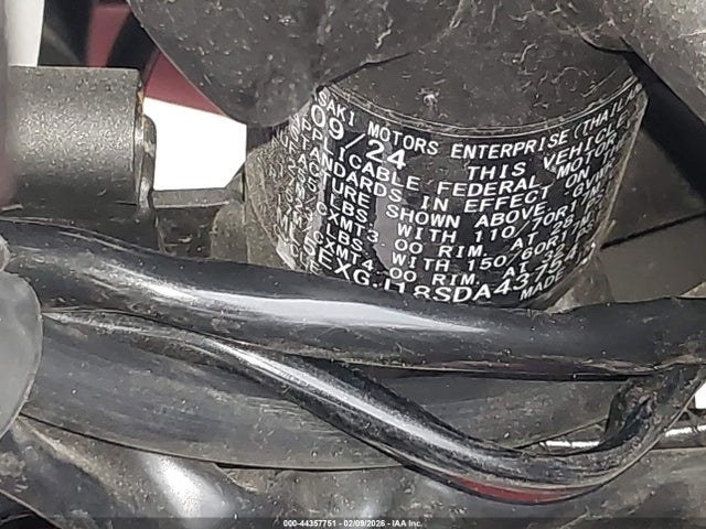 Kawasaki Ex500 A/b 2025 ML5EXGJ18SDA43754 Image 10