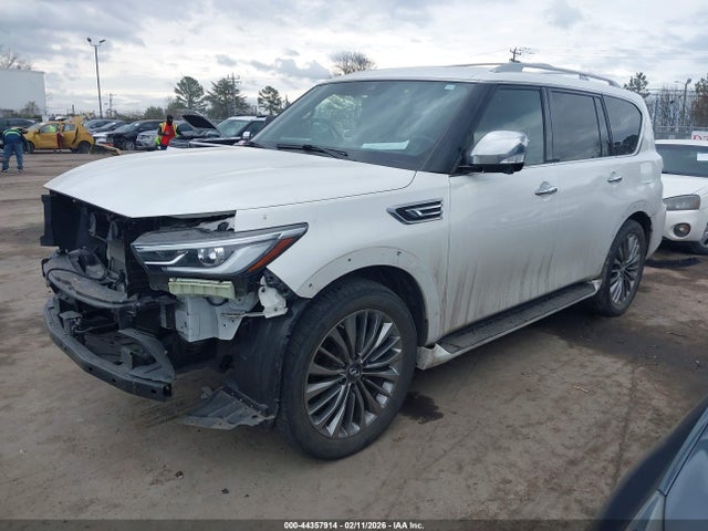 2021 Infiniti Qx80 Sensory Awd მანქანა იყიდება აუქციონზე, vin: JN8AZ2BC1M9476325, აუქციონის ნომერი: 44357914