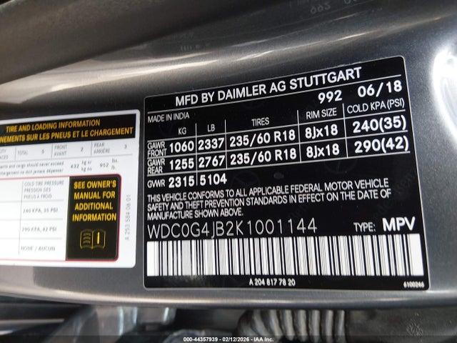 2019 MERCEDES-BENZ GLC 300 WDC0G4JB2K1001144 Photo 8