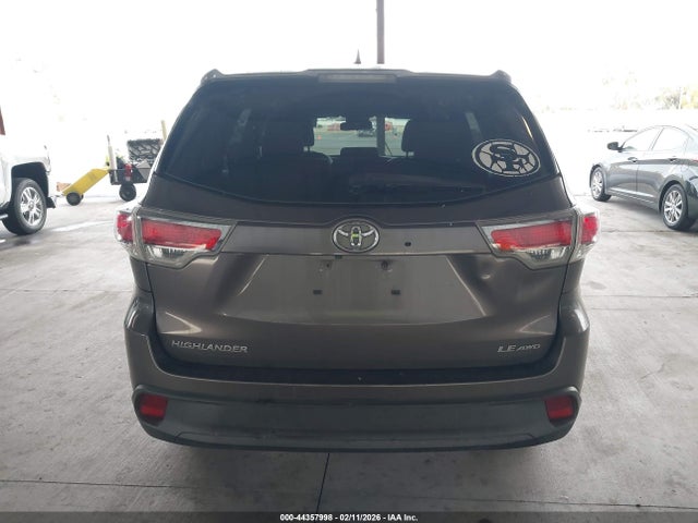 Toyota Highlander Le Plus V6 2015 5TDBKRFH8FS078519 Image 16