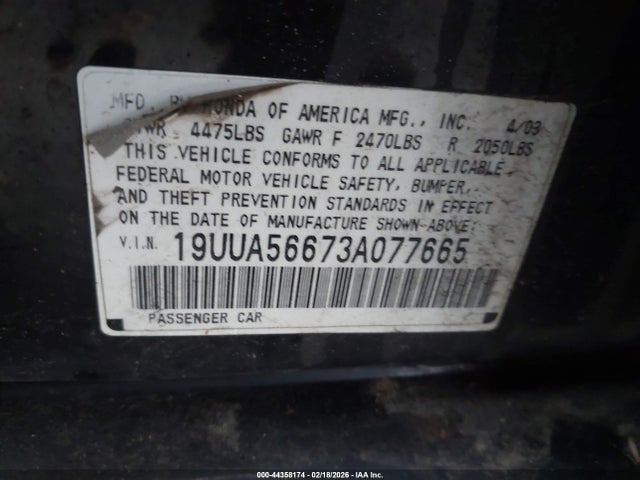 2003 ACURA TL 19UUA56673A077665 Photo 8