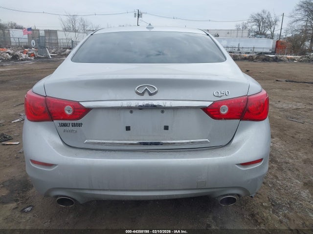 44358198 :رقم المزاد ، JN1BV7AR7EM688730 vin ، 2014 Infiniti Q50 Premium مزاد بيع
