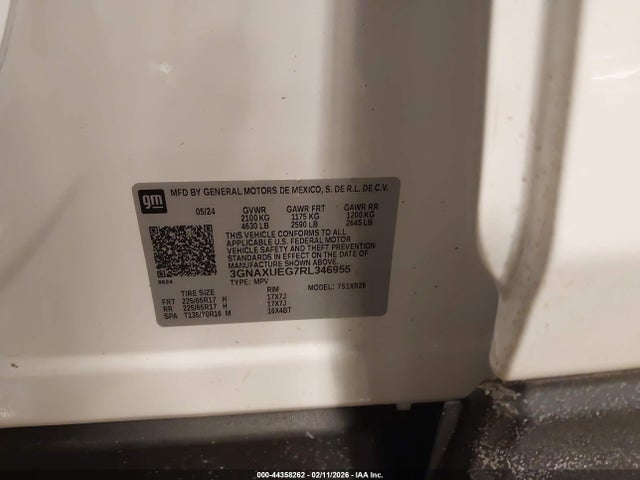 2024 CHEVROLET EQUINOX 3GNAXUEG7RL346955 Photo 8