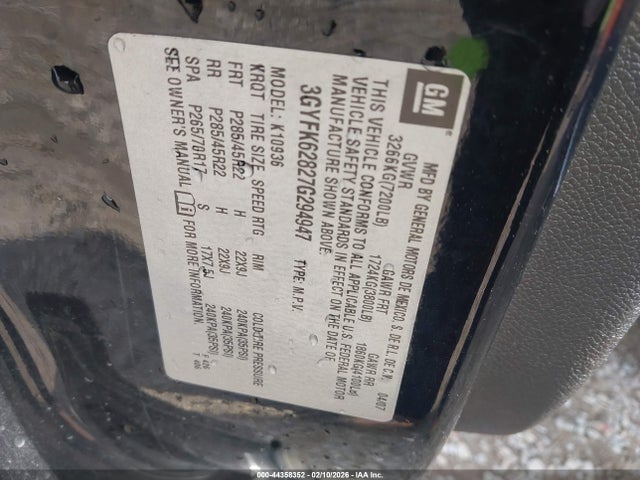 2007 CADILLAC ESCALADE EXT 3GYFK62827G294947 Photo 8