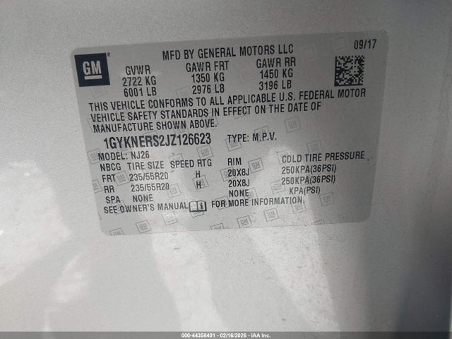 2018 CADILLAC XT5 1GYKNERS2JZ126623 Photo 8