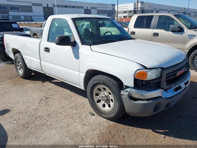 2006 Gmc Sierra 1500 Work Truck მანქანა იყიდება აუქციონზე, vin: 3GTEC14XX6G267743, აუქციონის ნომერი: 44358502