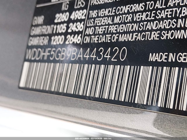 Продажа на аукционе авто 2011 Mercedes-benz E 350, vin: WDDHF5GB9BA443420, номер лота: 44358604