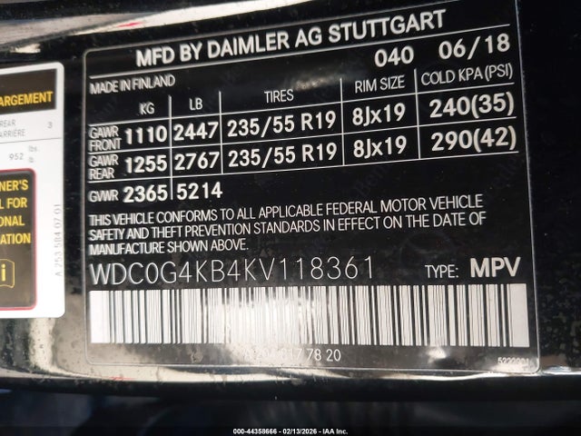 2019 MERCEDES-BENZ GLC 300 WDC0G4KB4KV118361 Photo 8