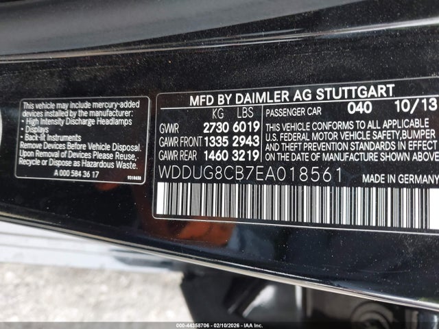 Mercedes-Benz S 550 2014 WDDUG8CB7EA018561 Image 9
