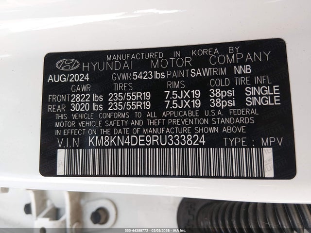 Hyundai Ioniq 5 Sel 2024 KM8KN4DE9RU333824 Image 9