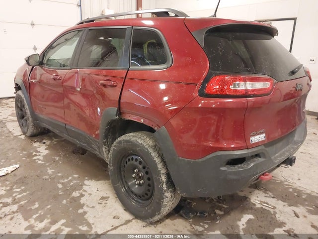 2017 Jeep Cherokee Trailhawk 4x4 მანქანა იყიდება აუქციონზე, vin: 1C4PJMBB7HW632942, აუქციონის ნომერი: 44358807
