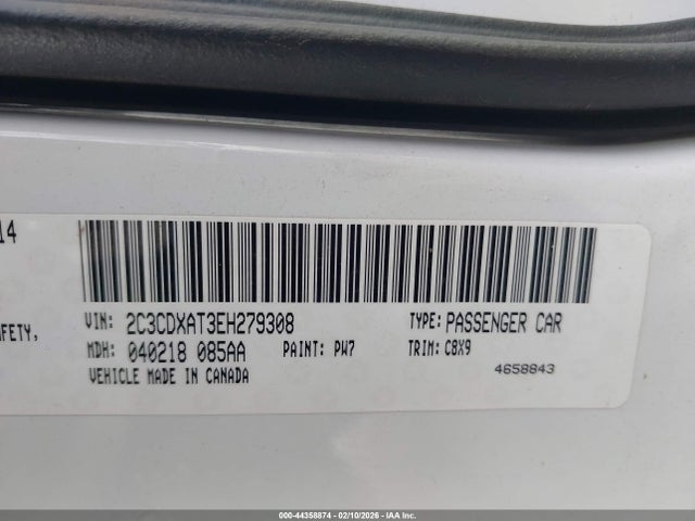 Dodge Charger Police 2014 2C3CDXAT3EH279308 Image 9