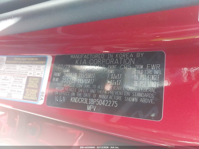 KIA Niro Ev Wind 2023 KNDCR3L18P5042275 Image 9