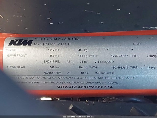 2023 KTM 1290 VBKV69401PM980374 Photo 9