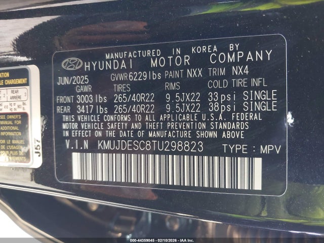 Продаж на аукціоні авто 2026 Genesis Gv80 Coupe 3.5t E-sc Prestige Black Awd, vin: KMUJDESC8TU298823, номер лоту: 44359045
