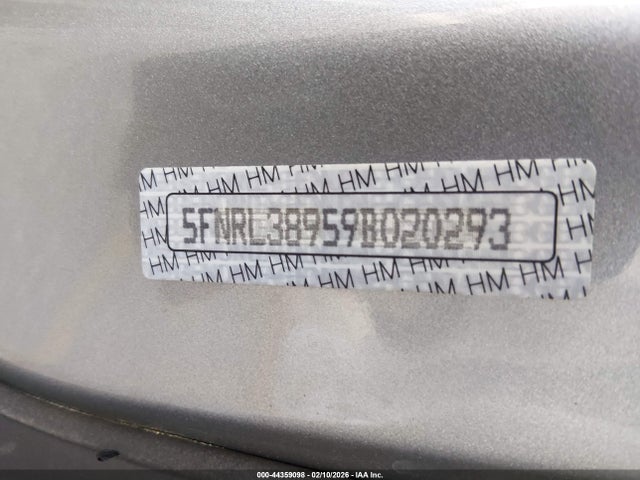 2009 HONDA ODYSSEY 5FNRL38959B020293 Photo 8