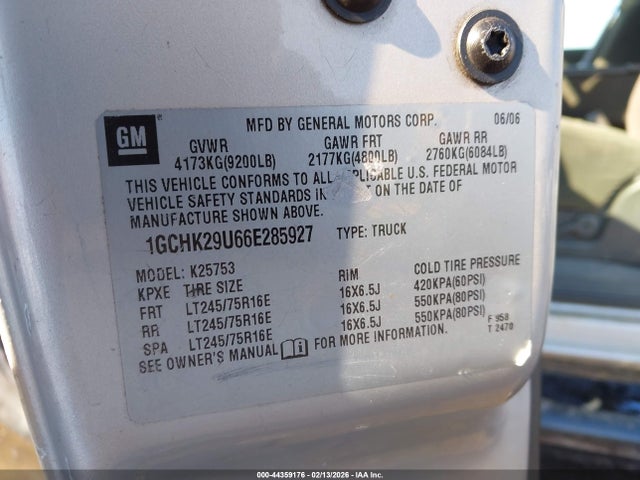 2006 CHEVROLET SILVERADO 2500HD 1GCHK29U66E285927 Photo 8
