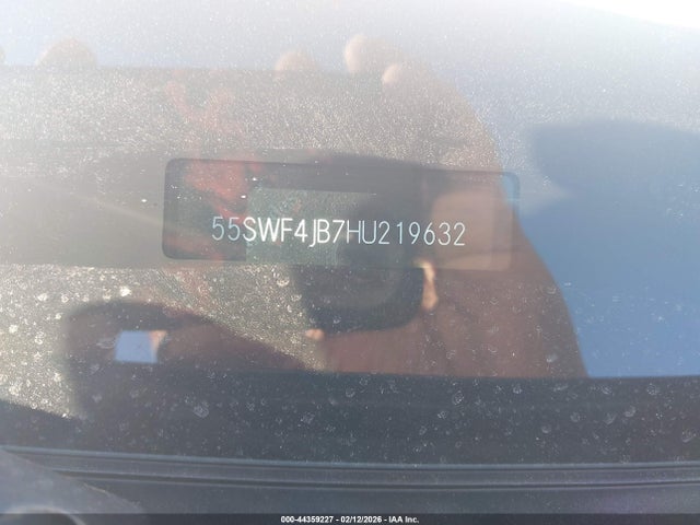 44359227 :رقم المزاد ، 55SWF4JB7HU219632 vin ، 2017 Mercedes-benz C 300 مزاد بيع