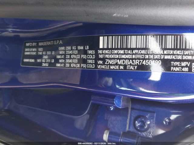 Maserati Grecale Modena 2024 ZN6PMDBA3R7450499 Image 9