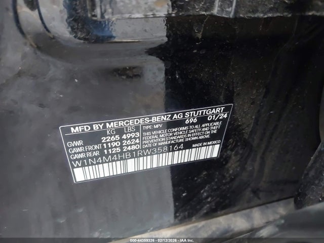 2024 MERCEDES-BENZ GLB 250 W1N4M4HB1RW358164 Photo 8