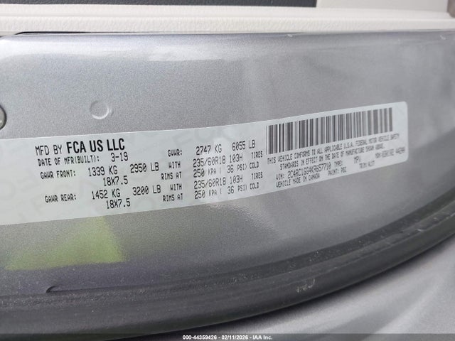 2019 CHRYSLER PACIFICA 2C4RC1GG4KR657710 Photo 8