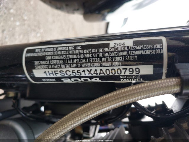 2004 HONDA VTX1300 1HFSC551X4A000799 Photo 9