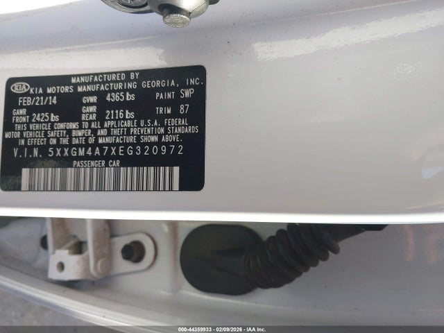 2014 KIA OPTIMA 5XXGM4A7XEG320972 Photo 8